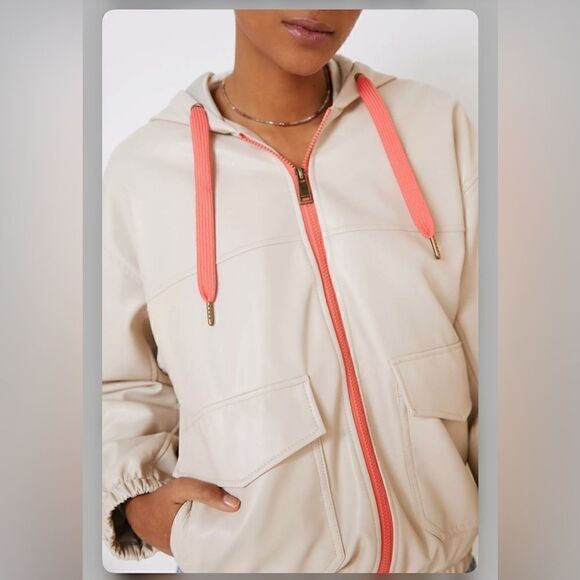 Anthropologie x Sanctuary Fuax Leather Zip-Up Jacket - Picture 4 of 6